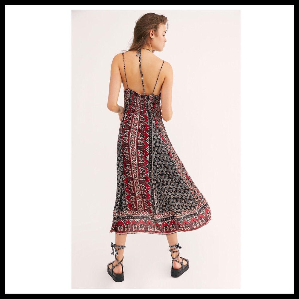 FREE PEOPLE BOHO MAXI MIDI TANK SLIP DRESS A2C - Picture 8 of 16